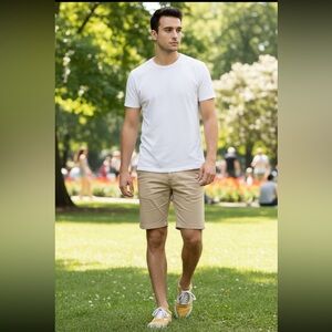 Vans Old Skool in a mustard or "Golden Yellow" colorway. Men size 12.0